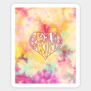 Be Kind Strawberry Lemonade Tie Dye Sticker